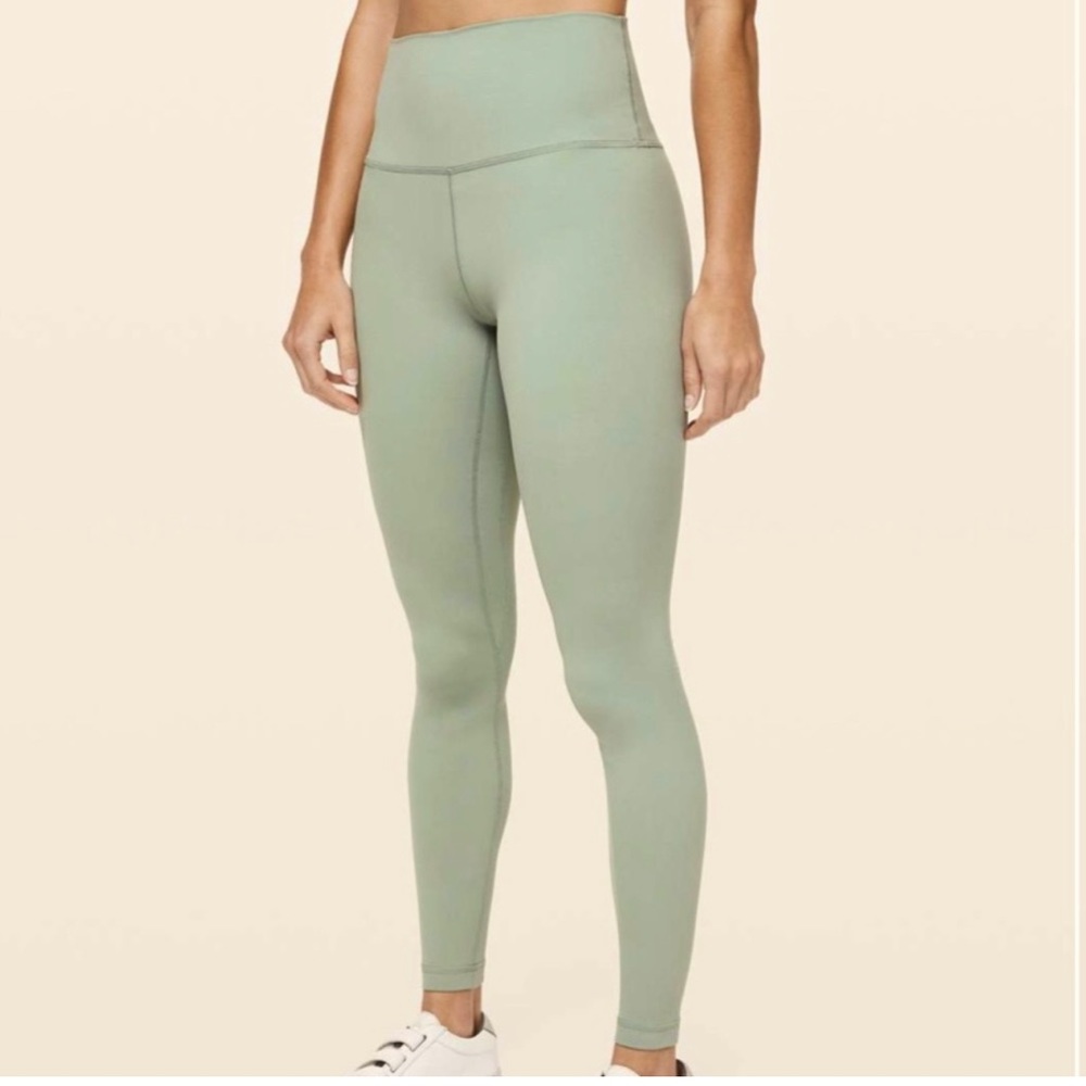 Lululemon align pant 28” green